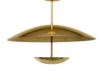 Lámpara de araña de latón de 3 luces, elegante y moderna, ideal para la decoración de tu hogar.