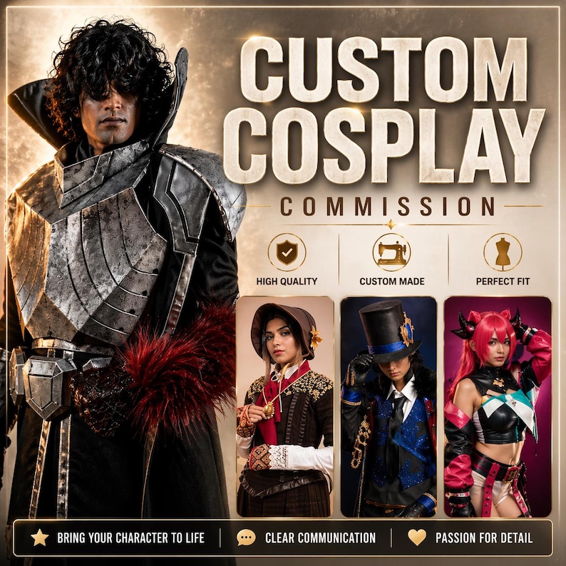Custom Anime Game Movie Cosplay Commission, Made to Order Armor ...