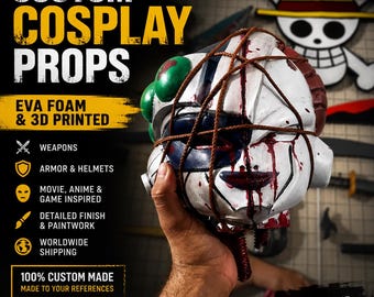 Custom Cosplay Props Commission | EVA Foam & 3D Printed Props