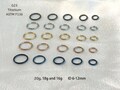 20G/18G/16G Titanium Hinged Segment Nose Ring, Hypoallergenic Hinged Hoop, Lightweight 6-12mm, Rose Gold/Silver/Black/Gold/Blue