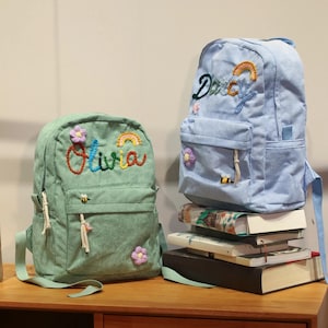 Personalized Kids Backpack, Preschool Bag, School Bag Kids, Toddler Backpack, Girls Backpack, Boys Backpack, Back to School, Gift for Kids