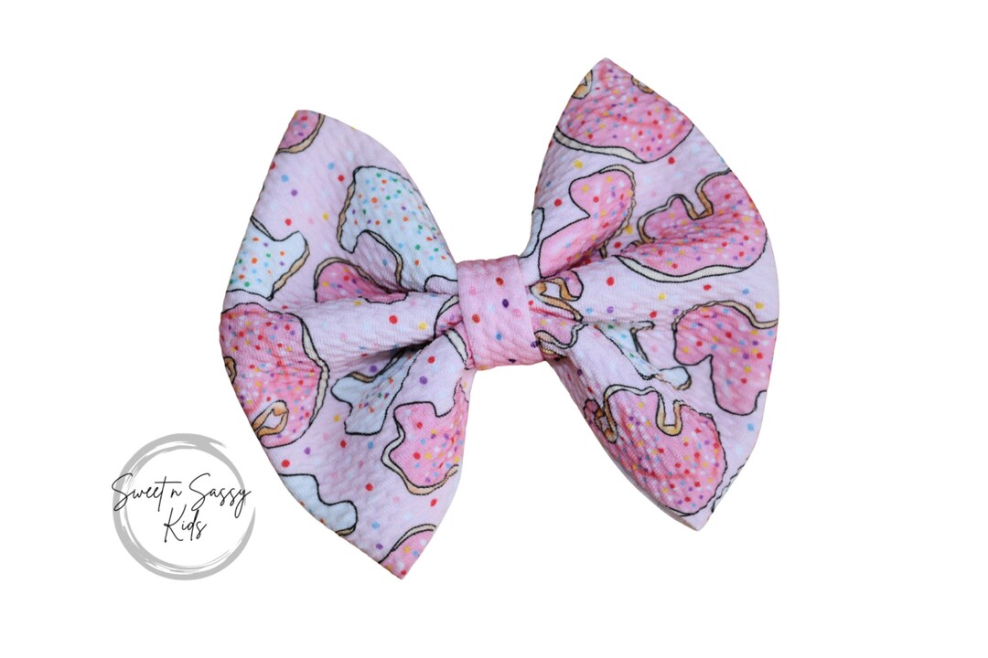 Animal Cookies Bow or Headband, 4 or 5 Inch Bow, Bullet Bow, Baby