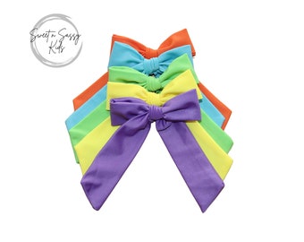 SWIM Coquette Bow, 4.5 inch wide, Solid Color Swim Bows, Pool Bow, Beach Bow, Water Bows, Poolside, Swim Fabric, Waterproof Bow, Swim Bow