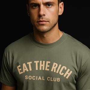 Eat the Rich Shirt, Eat the Rich Sweatshirt, Anti Billionaire Shirt, No Kings, Tax the Rich, 90s Retro, Eat the Rich Shirt, Trump Musk Shirt