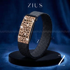 Google Fitbit Air Moissanite Diamond Fitted Buckle 14/18KT Solid Gold, Unisex Luxury Fitness Band, Minimal Fitness Band For Daily Wear Gift