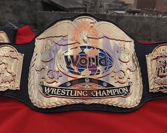Réplica del cinturón de campeón mundial de lucha libre de 2 mm / Talla para adulto