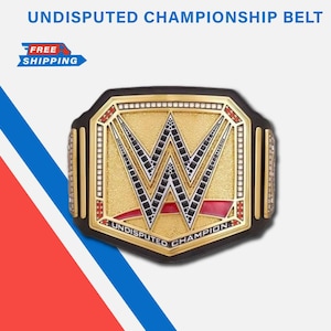 Handmade Undisputed Universal Championship Belt – World Heavyweight Replica Title for Wrestling Fans Gift
