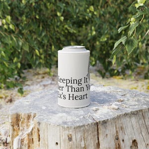 Funny Stubby Cooler, Insulated Beverage Holder for Ex, Keeping it Cooler Than Your Ex&#39;s Heart, Stubby Holder, Can Cooler, Beer Hugger,