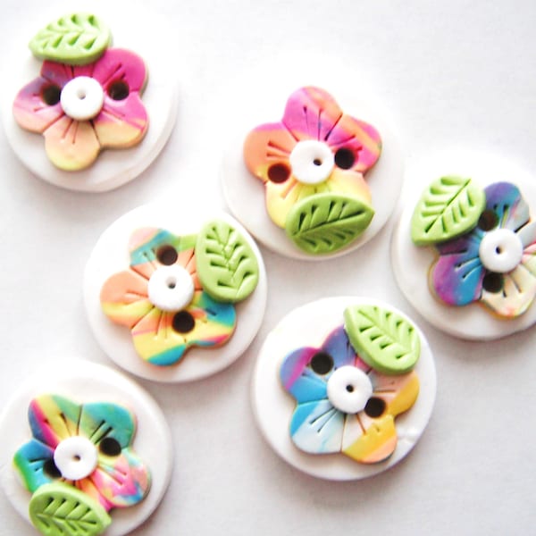 Polyclay Button Polymer Clay Buttons - Etsy