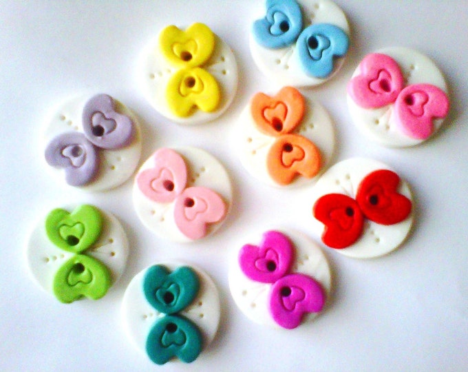 Polyclay Button Button Mice and Big Cheese Handmade Polymer Clay Button Set ( 6 ) - Etsy