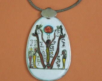 Egyptian Tomb Painting Necklace