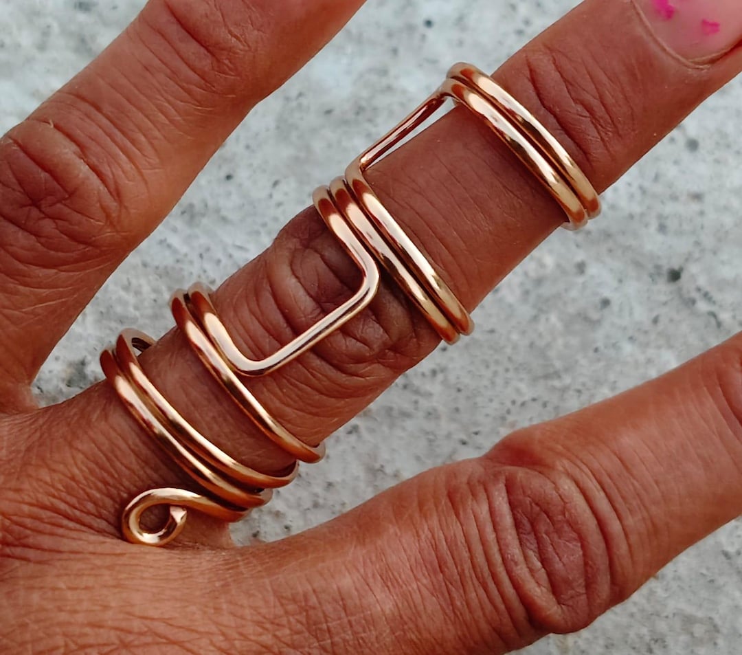 Arthritis Finger Splint Ring. Adjustable Lateral Deviation Brace Ring ...