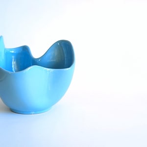 Vintage Frankoma Pottery Planter | Sky Blue Mid Century Modern MCM Accent Pot