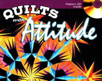 Quilts with Attitude Deb Karasik FPP with CD of Original Patterns c.2009