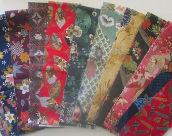 JAPANESE COTTON PRINTS Twelve 3" x 44"