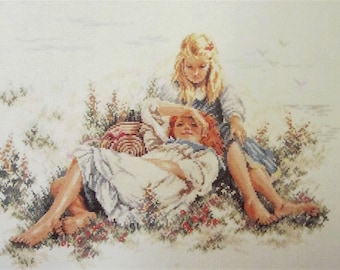 LANARTE SUMMERTIME Cross Stitch by Stoney Creek c.1991