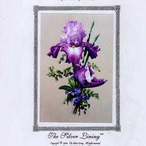 PURPLE PERFECTION The Silver Lining Counted Cross Stitch c.2000