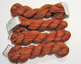 Knit Picks SHIMMER 4 Skeins / Hanks Alpaca & Silk MAPLE LEAF Lace Weight Yarn