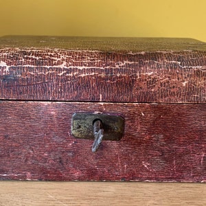 An antique Victorian jewellery box