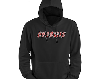 Oversized Men's Black Hoodie -  Streetwear & Casual Wear Fleece Pullover Sweatshirt