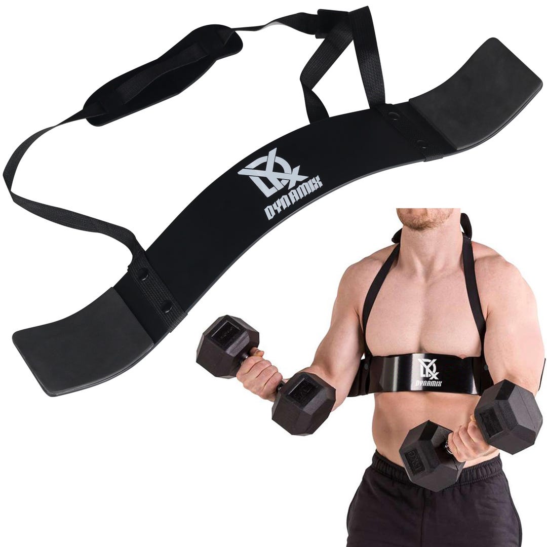 Arm Blaster for Biceps and Forearms: 5mm Thick, 4-inch Wide, Adjustable ...