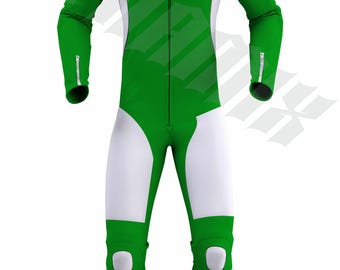 Custom Cowhide Leather Motorcycle Racing Suit: Custom Fit CE Armor