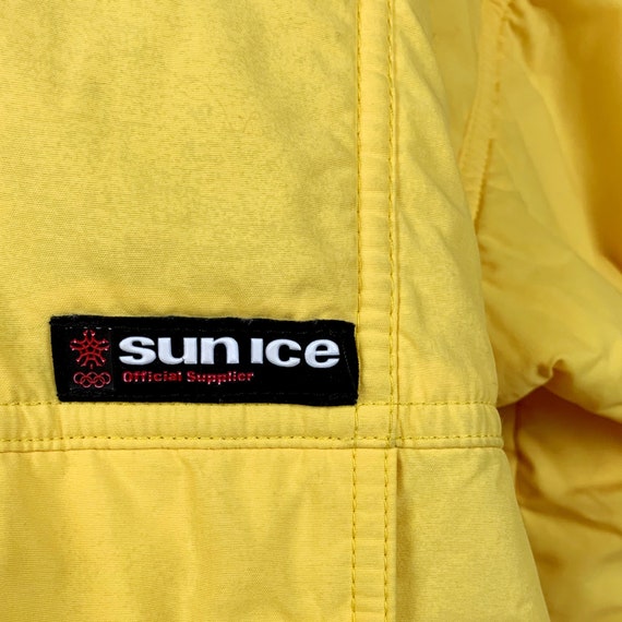 Yellow 1980s Sun Ice Unisex Pullover Ski Jacket, … - image 4