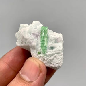 Green Tourmaline Crystal Specimen, 110 Carat, Afghanistan Mineral