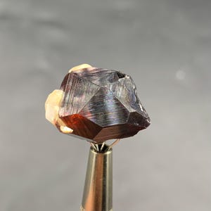 Natural Spessartine Garnet With Matrix – 44 Carat Raw Gemstone from Pakistan, Collector’s Specimen, Healing Crystal