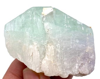 クンツァイト　トルマリン　16g 311 カラットのクンツァイト クリスタル (ブルー トルマリン付き