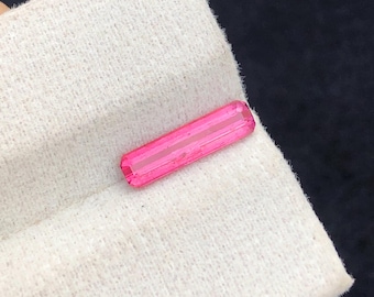 Natural Pink Tourmaline Tourmaline From Afghanistan (1.35 Carat Dimension 14x4x3 mm)