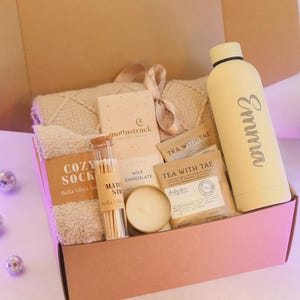 Comfort care package thoughtful get well soon gift box with planners for her personalized gift for women cancer care package