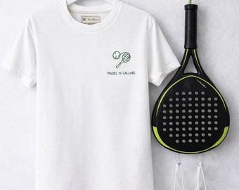 Padel Is Calling T-Shirt, Padel Lover Gift, Minimal Sport Shirt, Unisex Padel Tee, Gift for Padel Player, Tennis Inspired Shirt