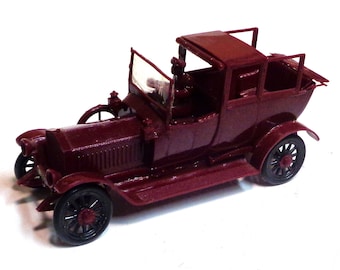 Vintage 1950s Revell/Gowland - 1911 Rolls Royce Automobile - Approx 5.25 inches long - Built up Model Car Kit!