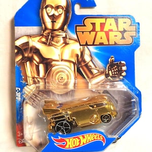 Hotwheels STAR WARS C-3PO - Kundenspezifischer VW VW Bus - NEUwertig auf Karte mit einigen Lagerspuren.