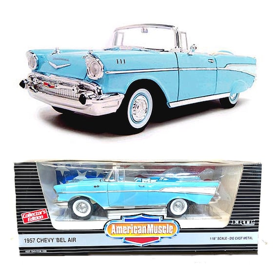 1/18 Scale 1957 Chevy Bel Air Convertible - American Muscle