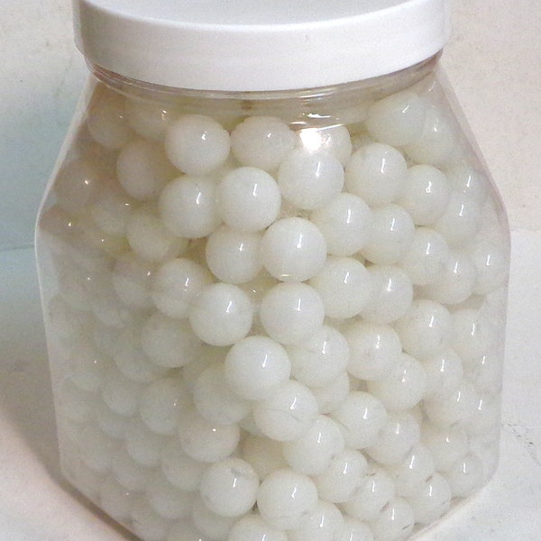 Container Load of 350 WHITE colored Marbles by Fortunoff