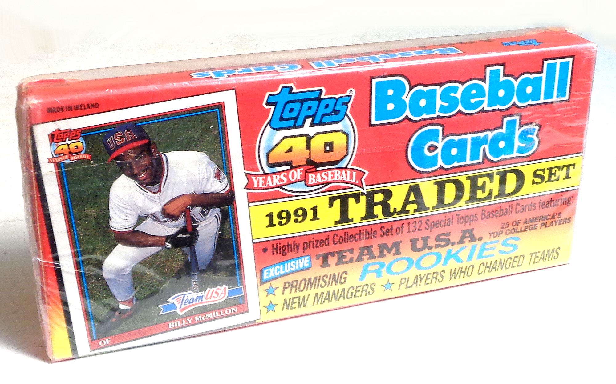 1991 Topps Traded Edition - 132 Card Set - Mint SEALED Card Set