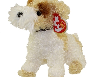 Ty Beanie Babies - 'Scrappy' Terrier-puppy - Uitstekende staat met kaartjes - Al lang niet meer gemaakt!