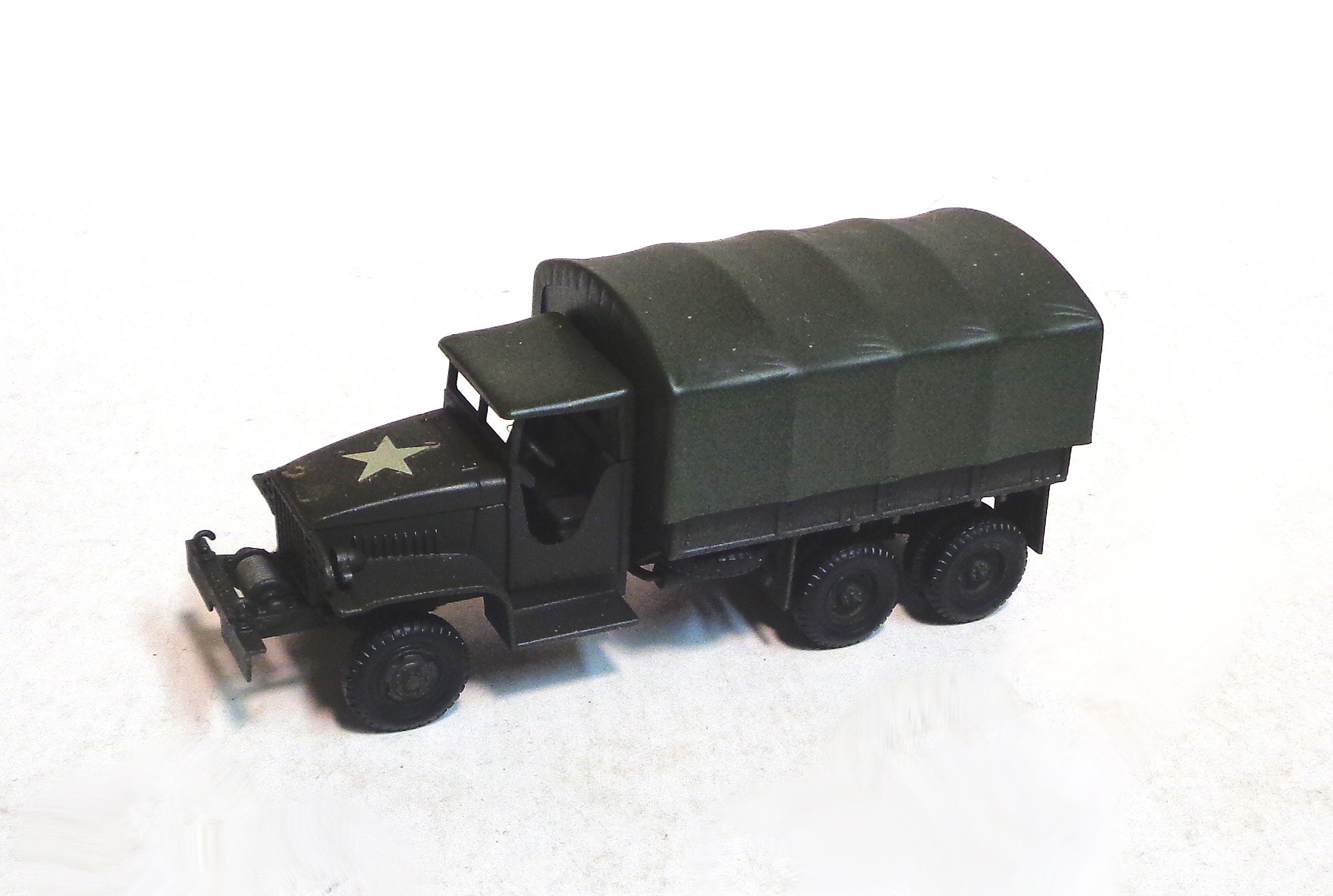 1/72 Scale Military Built up Model Kit - U.S. Army GMC Cargo Truck - Professionally built, Weathered and detailed!
