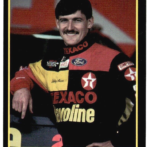 1991 Traks NASCAR Racing Davey Allison Collector Card - Mint Condition!