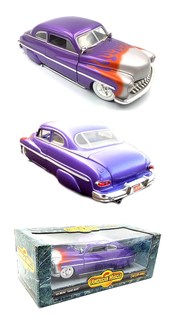 1 18 Scale 1949 Mercury Lead Sled American Muscle Diecast Model Replica Mint in Original Box Etsy