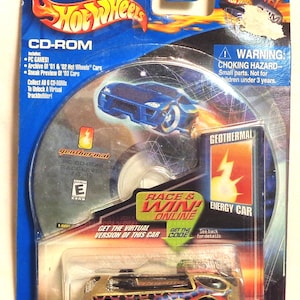 Hotwheels CD-Rom "Geometrical" Deora II Energy Car - Neuwertig an der Karte - Die Karte kann Gebrauchsspuren oder kleinere Schäden aufweisen.