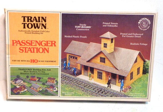 HO Scale Passenger Station Kit - Model Railroad Building For Train Layouts