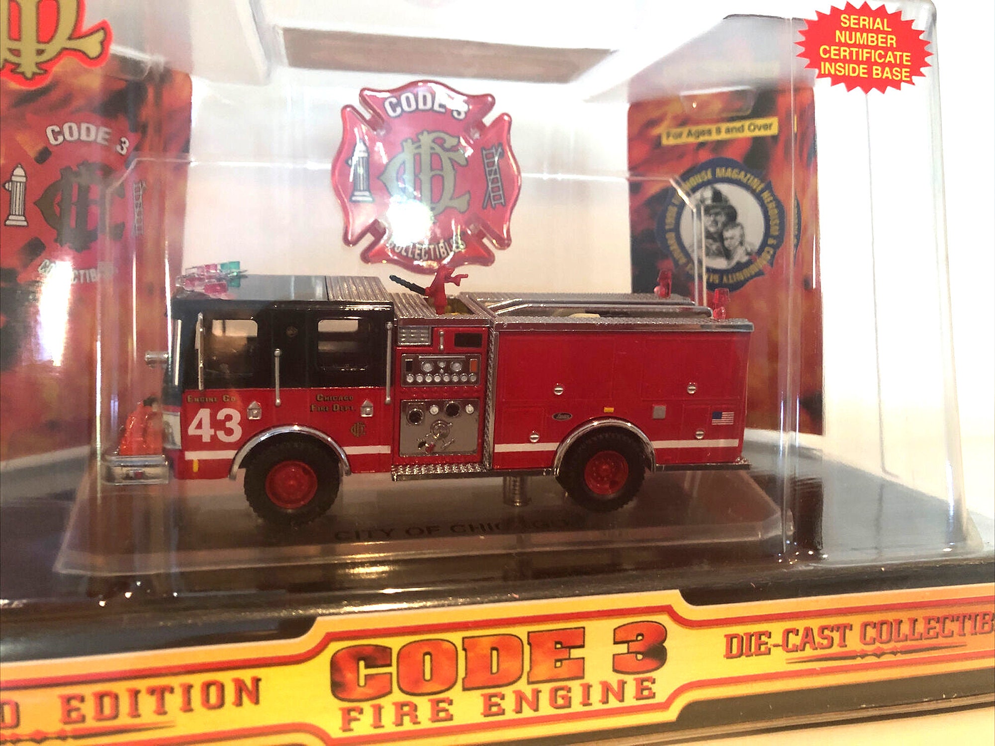 CODE 3 Limited Edition Diecast 1/64 Scale Chicago Fire Dept - Etsy