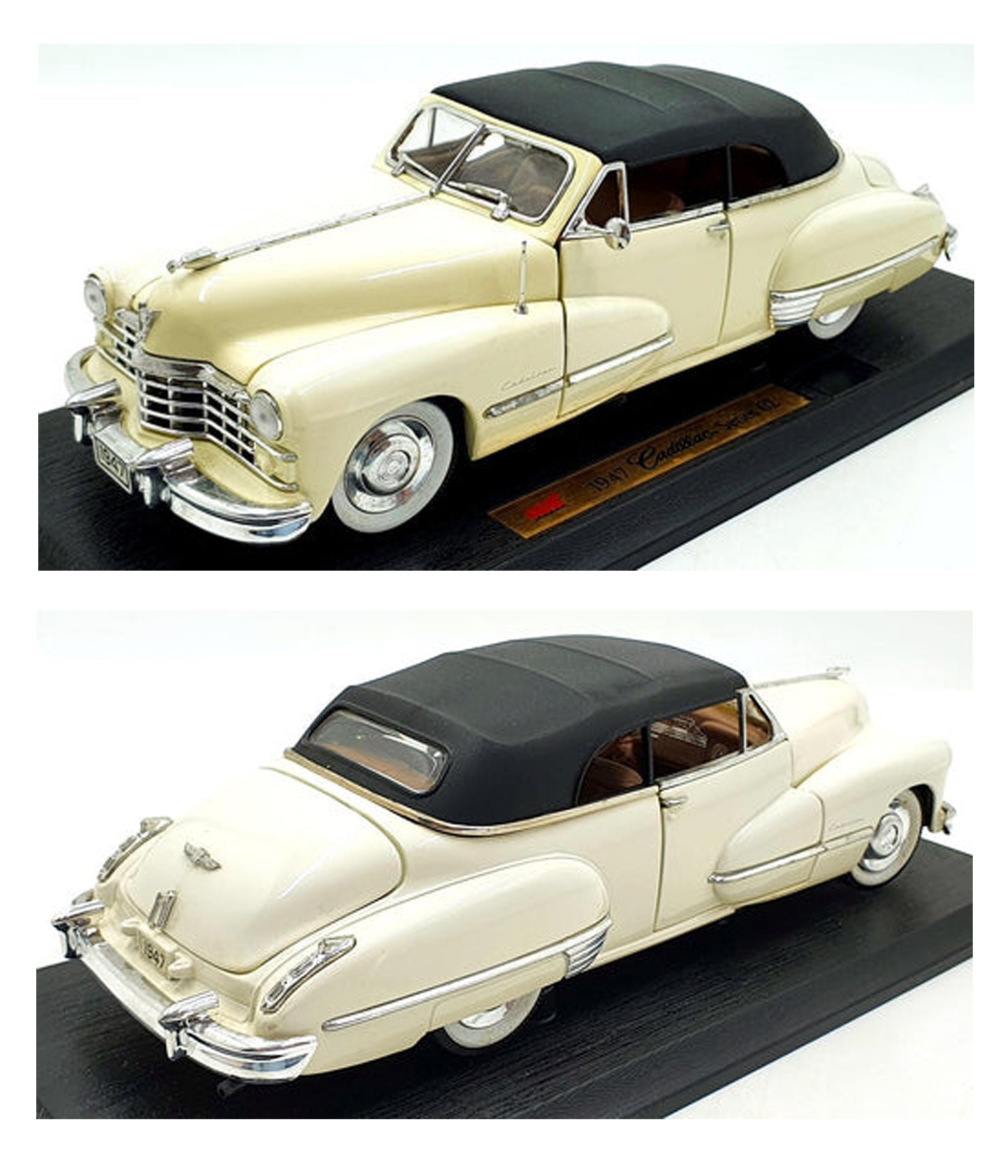 1/18 Scale 1947 Cadillac Series 62 W/vinyl Roof - Anson