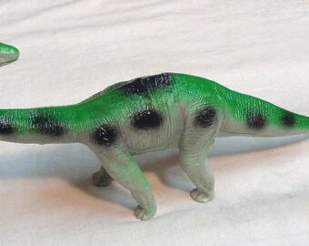 Maquette de dinosaure en plastique - Brachiosaure (version verte) - Environ 25 cm de long