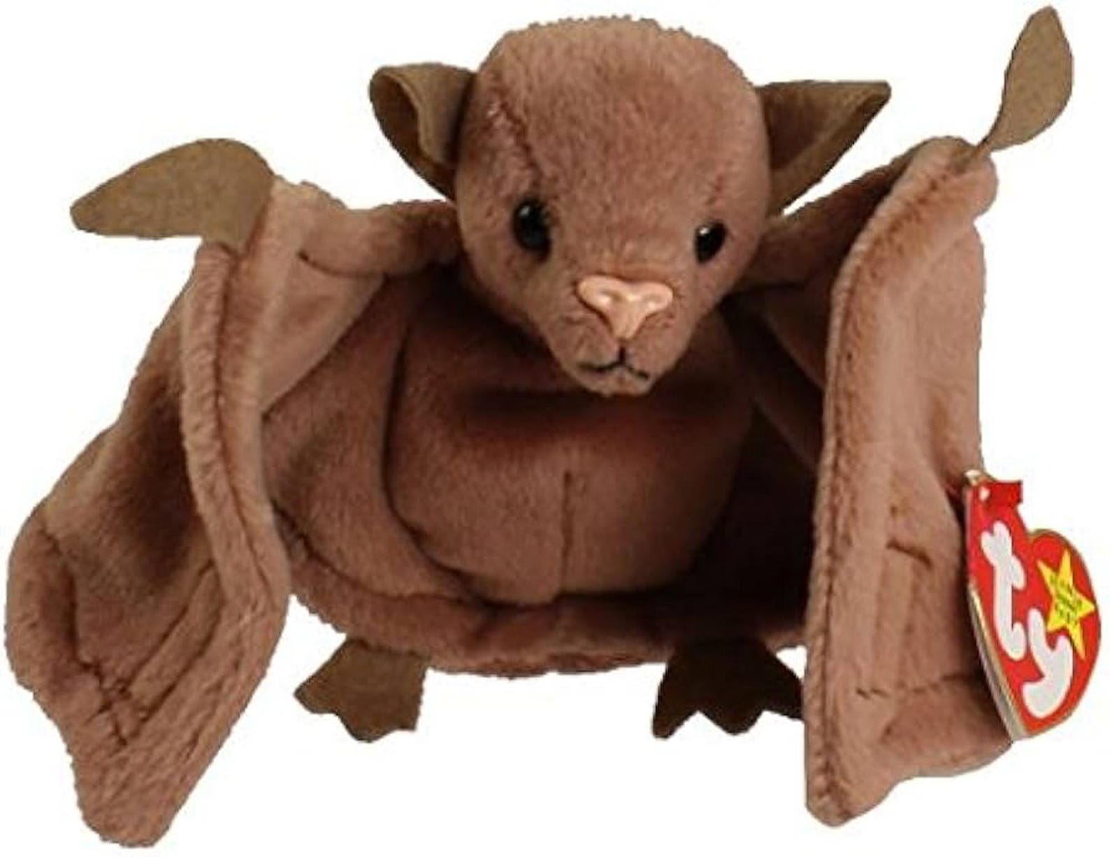 Ty Beanie Babies - "batty" Brown Version Bat - Halloween - Excellent ...