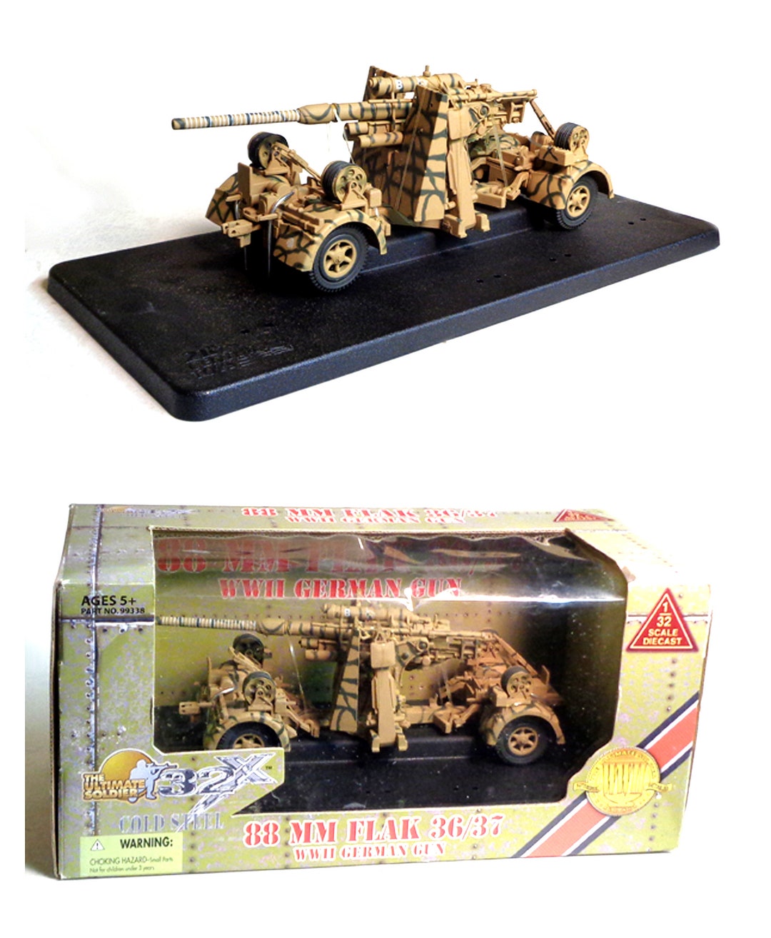 Ultimate Soldier - 1-32 Scale German 88mm Flak 36/37 Gun(eastern