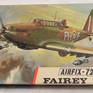 1/72 Scale VINTAGE Airfix Modellbausatz - Fairey Battle - Britisches WWII Kampfflugzeug - NEUwertig in OVP!